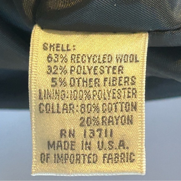 Lord & Taylor Vintage Classic Houndstooth Double Breasted Blazer 12 P Preppy - Picture 12 of 13